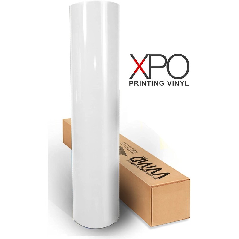 VViViD White High Gloss Realistic Paint-Like Microfinish Vinyl Wrap Roll