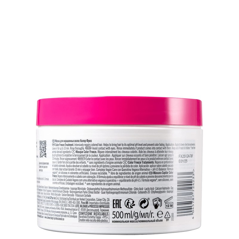 Schwarzkopf Professional BC Bonacure pH 4.5 Colour Freeze, 500 ml