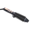 Foldable Hair Curler Straightening Brush Adjustable Temperature Anti Scald Ceramic
