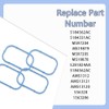 Mearo 6PCS Intake Manifold Rubber Sealing Gasket, 5184562AC Intake Manifold