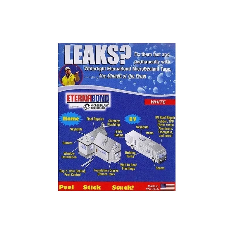 Eternabond 12" x 12" Eternabond Roof Leak Repair Tape Patch