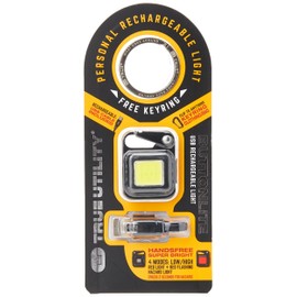 True Buttonlite 400410 Titanium Coated Stainless Steel 420 Steel Lamp with Four Modes Low (16 Lumens) / High (47 Lumens) for Approx. 160 Minutes Length 4.3 cm