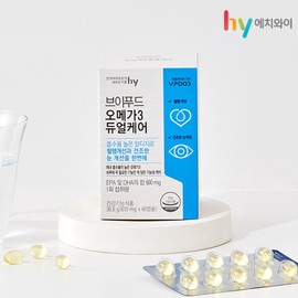 Vfood (현대Hmall)에치와이 브이푸드 알티지 오메가3 듀얼케어 3박스 HY V-Food RTG Omega-3 Dual Care 3 Boxes