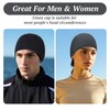RUIOMII 3 Packs Black Skull Cap, Quick Drying Breathable Sweat
