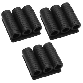 Biaungdo Drill Bit Holder, 3 Pack Adhesive Drill Bit Sleeve Organizer, High Strength Bit Holder for Impact Drivers and Drill, Hold 6 Driver Bits on The Side of Power Drill