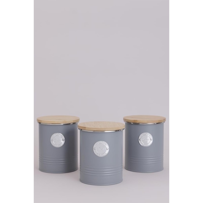 Typhoon Living Coffee Canister, Grey, 1400.732V, 1 Litre