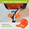 2 Pack Garage Organizer Trimmer Rack Heavy Duty Weed Eater