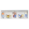 Preiser 10722 Shoppers with Shopping Carts Package(4) HO Model Figure