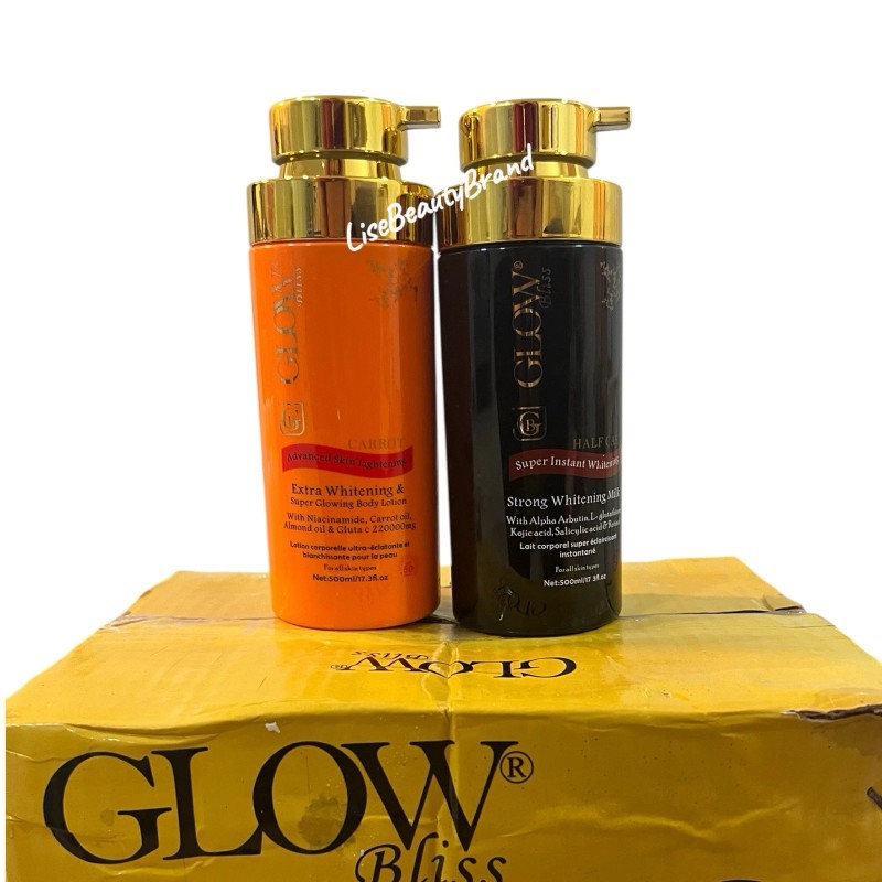 Glow Bliss Super Whitening Body Milk Half C Lotion, Black