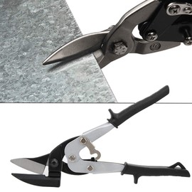 Oumefar 10in Cutter Iron Sheet Scissors Heavy Duty Industrial -molybdenum Steel Cutter Hand Tool for Iron Scissors Snips