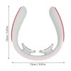 Electric Neck Massager Cordless USB Rechargeable Hot Compress Vibration Neck