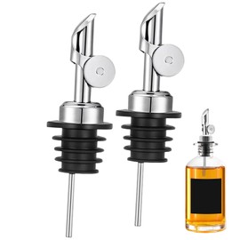 2 beccucci per olio, versatore per bottiglie, versatore per bottiglie di olio, bottiglie, versatore per olio d'oliva, versatore per olio d'oliva, beccuccio e mantiene il vostro olio d'oliva fresco per
