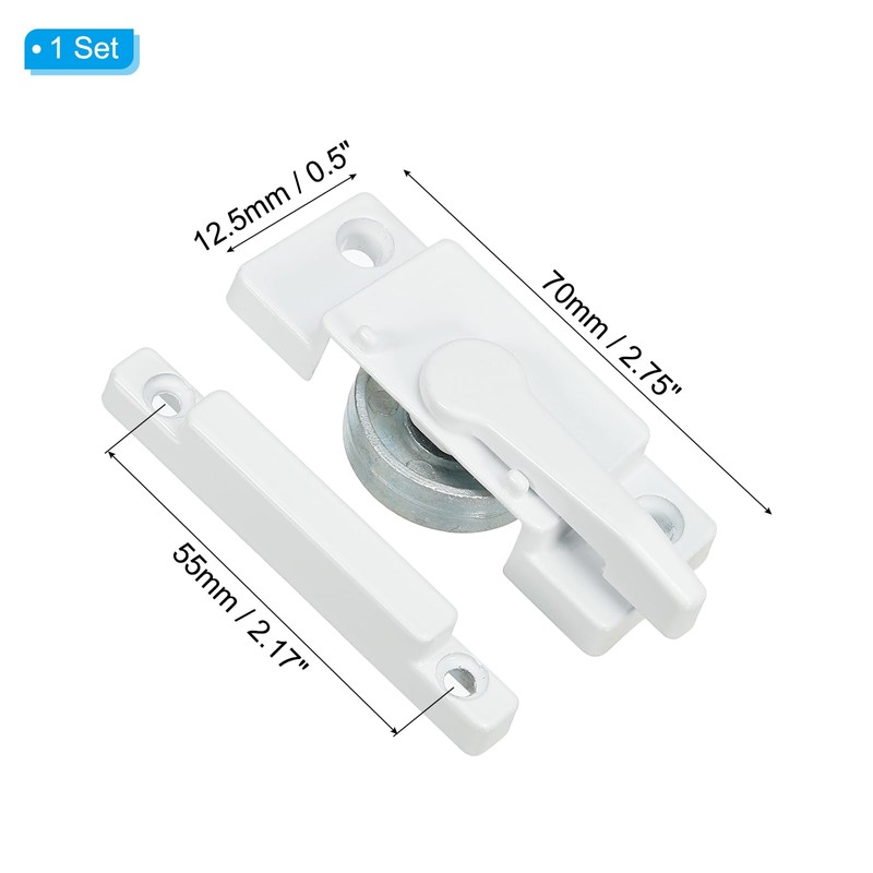 PATIKIL Window Sash Locks, Zinc Alloy Cam Action Window Locks