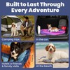 Travel Dog Bed (42" x 30") – Foldable, Roll-Up Camping