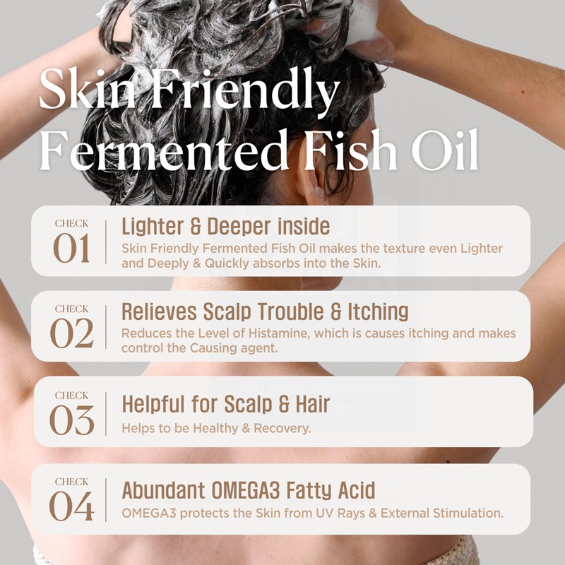 HSI EcoBrick Mild Acidic Shampoo Bar (3 Types) (Scalp Care),