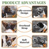 IUDWCG 1 Pcs Dog Muzzle, Soft Adjustable Mesh Muzzle, Breathable