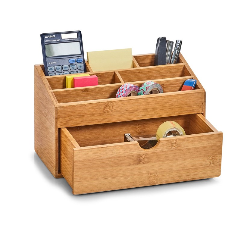 Zeller 25386 organiser with Bamboo, approx. 25.4 x 12.5 x