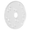 Router Universal Base Plate Acrylic with Centering Pin Screws for