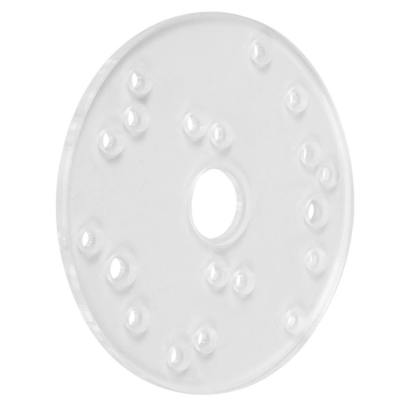 Router Universal Base Plate Acrylic with Centering Pin Screws for