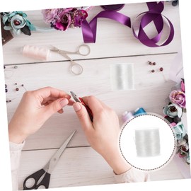 Operitacx Thread for Bracelet Making 20 Gauge Crystal String Diy Jewelry Making Ropes 100m Long Elastic Diy Craft Material for Necklace Decorations Waxed Thread