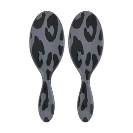 Wet Brush Original Detangling Hair Brush, Grey Leopard (Safari) - Ultra-Soft IntelliFlex Bristles - Detangler Brush Glide Through Tangles With Ease For All Hair Types - Wet & Dry Hair (Pack of 2)