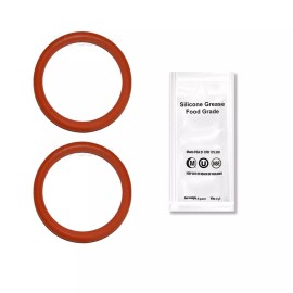 XL Seals Krups AEG Jura Brewing Unit Piston O-ring Gasket Seal  + Silicone Lubricant