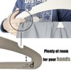 Koobay 17" Eco-Friendly Cardboard Hangers for Adult Clothes - 50