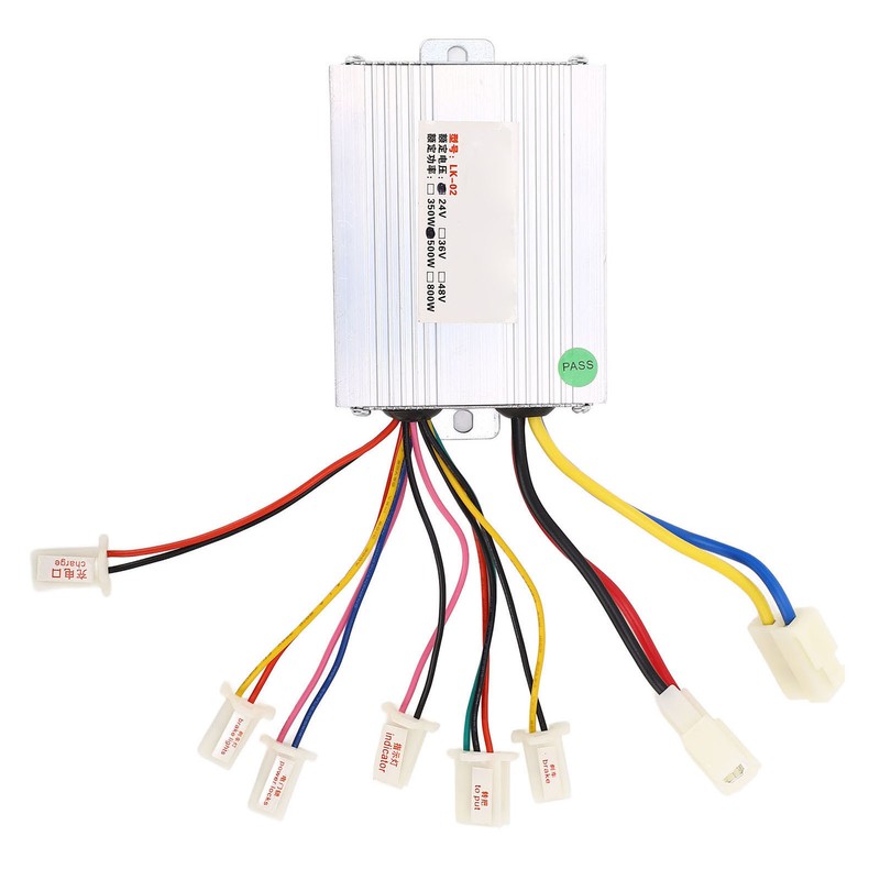 Electric Bike Brush Controller 24V 500W Multi Protection Aluminum Motor