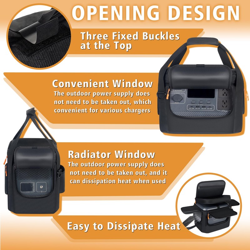 Portable Carrying Bag Compatible with BLUETTI Elite 100 V2/AC70/AC70P& Jackery