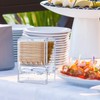 Tessco for you 4 Pieces Toothpick Dispenser Creative Clear Knob