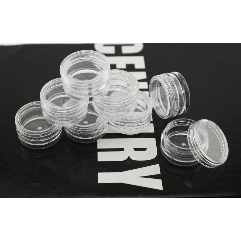Olive-G Cream Case, Cosmetics, Cream, Refill, Transparent, Portable, Travel, Beads,