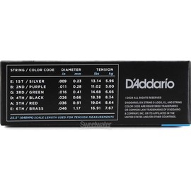 D'Addario EXL125 Nickel Wound Electric Strings -.009-.046 Super Light