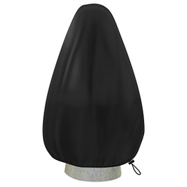 Fountain Cover,Snowproof Outdoor Garden Bird Bath Cover with Drawstring 420D Oxford Protective Waterproof Winter Fountain Covers 36 x 42Inch