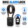 Bike Alarm Lock for Bicycles & Motorcycles – 110dB Remote-Control