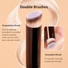 MAANGE 10 Piezas Set de Brochas para Maquillaje con Estuche