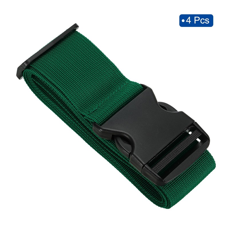 sourcing map 2" x 6.5' Luggage Strap Polyester Adjustable Suitcase