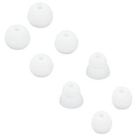 DMZHY Earbud Tips Ear Tips Replacement Earbud Tips Earbud Replacement Tips Headphone Earbud Tips Earbud Tip Eartips Earbud Covers Compatible With Powerbeats Pro Beats Wireless Earphone 4 Pairs (White)