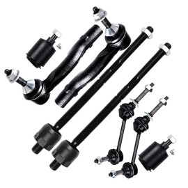 ALEGE 8Pcs Front Suspension Kit,Fit for Ford Crown Victoria 2003-2011 for Mercury Grand Marquis 2003-2011,Inner Outer Tie Rod Sway Bar Link Upper Ball Joint