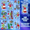 165 PCS Christmas Window Clings for Glass - Double-Sided Static