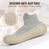 flintronic Krabbelschuhe Baby, Lauflernschuhe Kinder, Rutschfeste Hüttenschuhe Sockenschuhe, für Mädchen