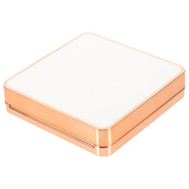 Baluue 2pcs Makeup Sponge Foundation Container Diy Compact Case with Built-in Puff for Travel Daily Use