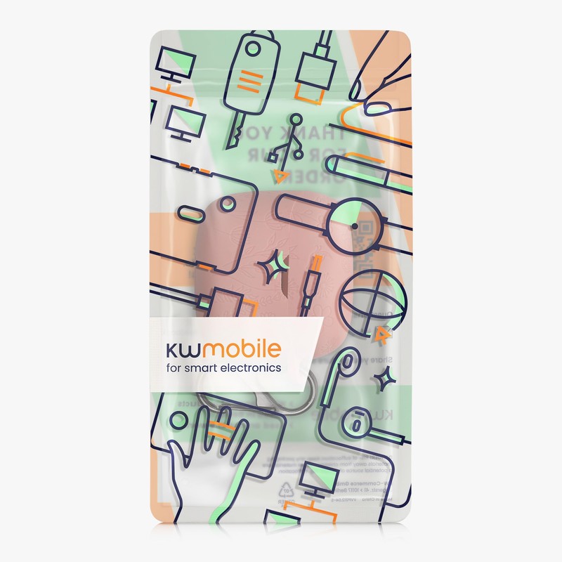 kwmobile Silicone Carry Case Compatible with JBL Tune Flex Cover