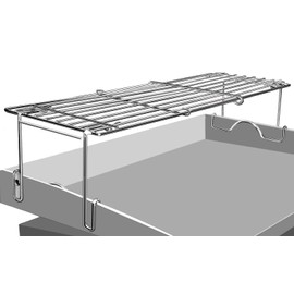 Utheer Warming Rack for Blackstone 17 & 22" Griddle, Adjustable Griddle Accessories Cooling Warming Rack for Blackstone Weber Camp Chef Pit BOSS Cuisinart More Tabletop Flat top 17-26 Inch Gas Grills