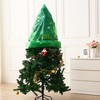 Liyaomix Jumbo Christmas Tree Removal Bag, Green Extra Large 6ft