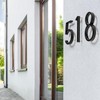 Briout 5" Floating House Numbers for Outside, Metal Modern Address