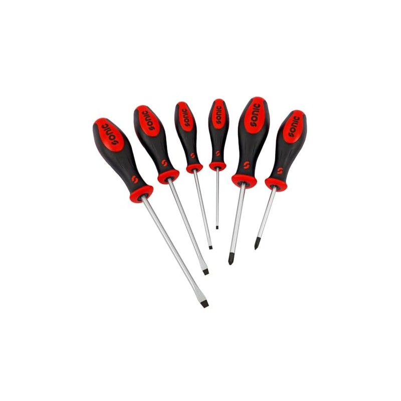 SONIC 600618 6-Piece Screwdriver Set in Colour Box