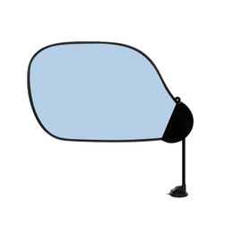 Laptop Sun Shade with Clip and Suction Cup (2 Ways to Use), 22.8 x 14.2 Inch Flexible Adjustable Cubicle Shade, Portable Foldable Laptop Cover for Beach Chairs and Car Window, Blue