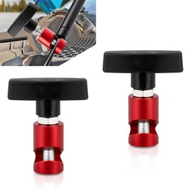 Tippwoo 2 PCS Hood Holder, Tube Lift Support Clamp, Car Hood Prop Rod, Hood Strut Holder with up to Dia.3/8” (10mm), Undercover Tonneau Prop Rod Universal for Tailgates (Red)