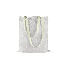 Le Jardin du Lin Bedruckte Einkaufstasche, Tasche, Faltbar, Stofftasche mit Zwei Langen Henkeln, Größe: 34x40 Cm