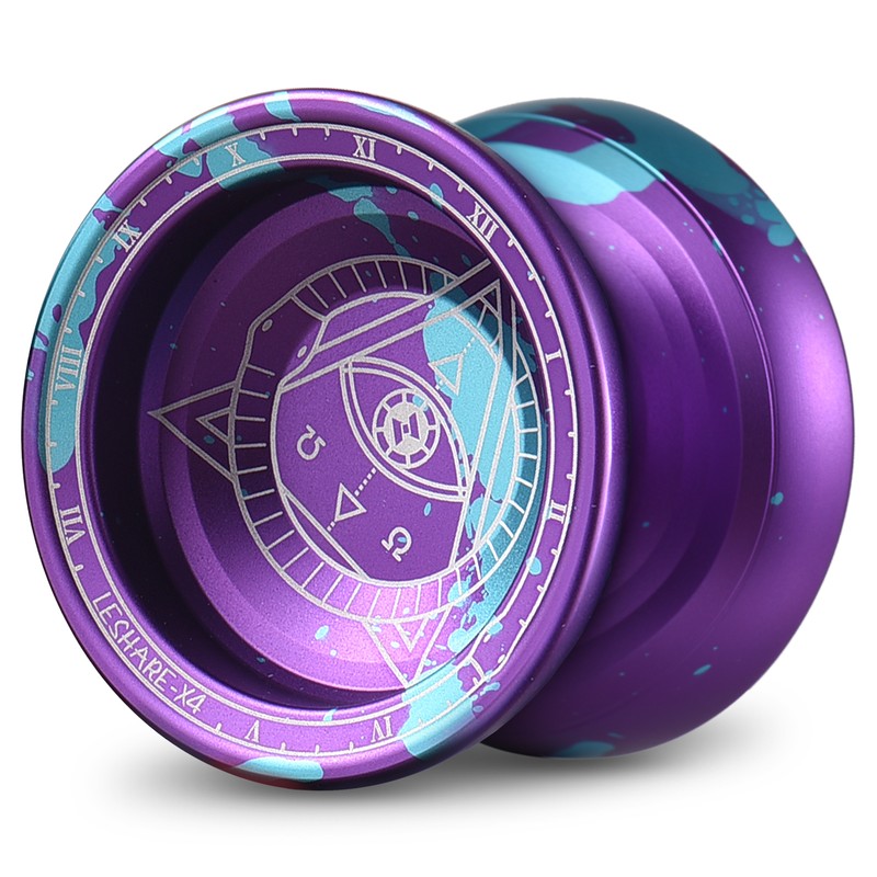 2pcs Competitive Yoyo Aluminum Alloy Yoyo Ball with Strings and